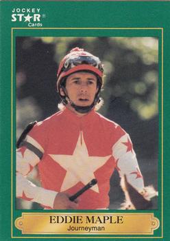 1991 Jockey Star Jockeys #132 Eddie Maple Front